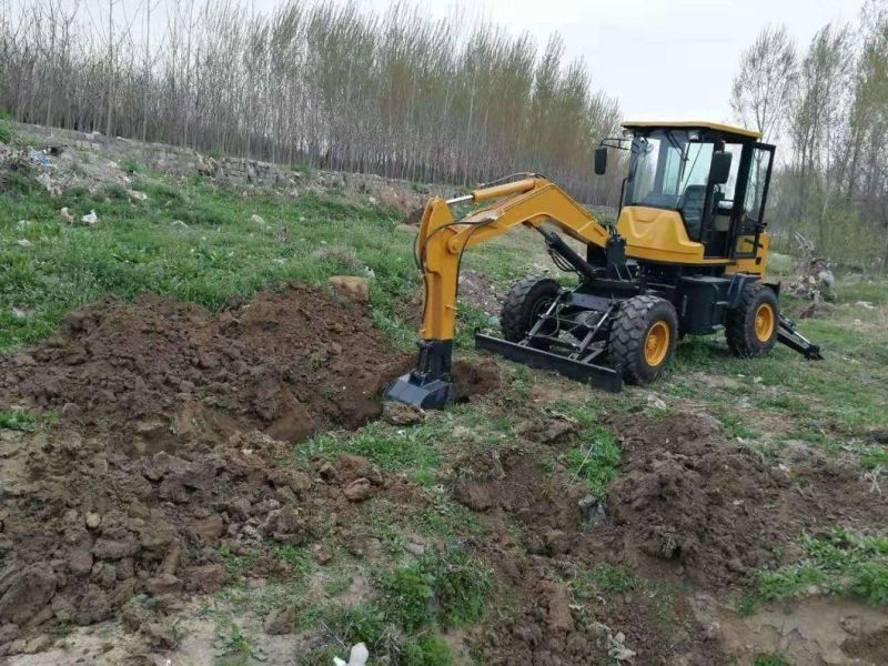 High-Power New Walk Behind Excavator Mulcher