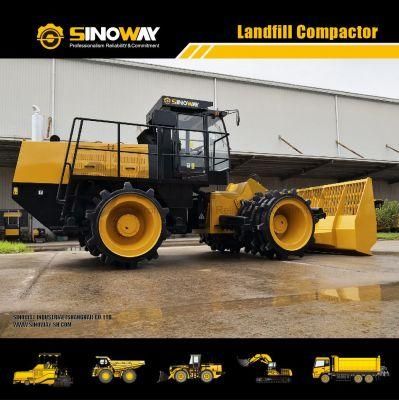 Roller Compactor 20-33ton Garbage Refuse Compactor with Blade