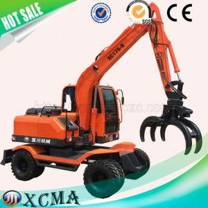 New Arrival 7t China Agriculture Crapper Wheel Excavator in Good Quality for Sale