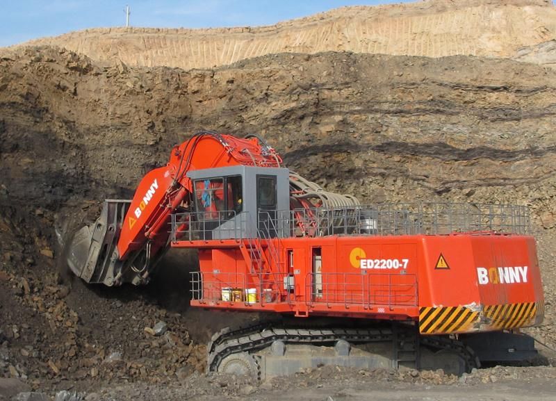 China BONNY New CED2200-7 220ton Class Super Large Electric Hydraulic Mining Excavator for Sale