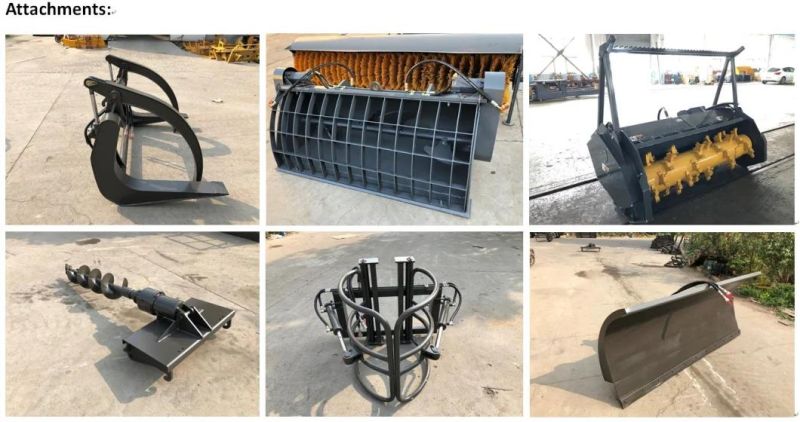 Rigid 800kg Mini Telescopic Boom Front End Loader with Kubota EPA4 EURO 5 Engine