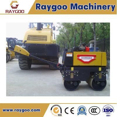 Chinese Road Construction Machine Xmr083 700kg Hand Mini Light Vibratory Double Drums Road Roller Compactor Price