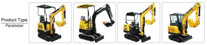 New Generation China RC Excavator 2ton Excavator with Attachment