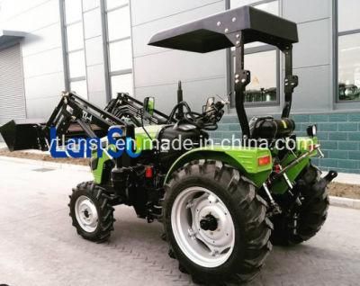 4X4 Compact Tractor with Loader and Backhoe Loading Machine