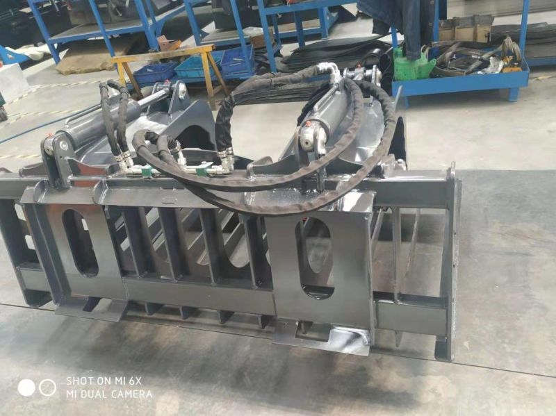 Skid Steer Attachments Rock Grapple Bucket for Sale