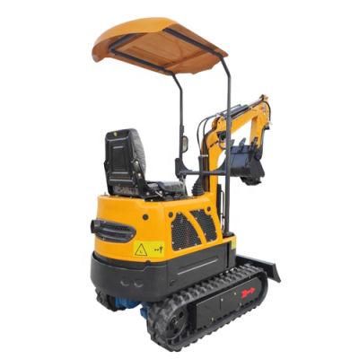 Factory 1t Mini Excavator with Track Chain