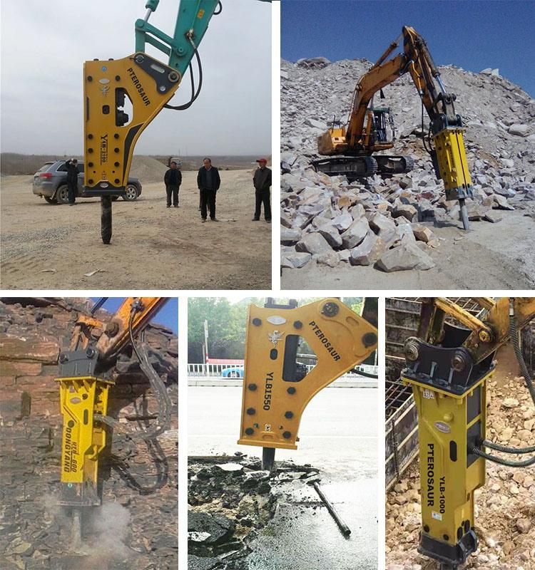 4-7ton Excavator Spare Parts Hydraulic Concrete Hammer Hydraulic Rock Breaker