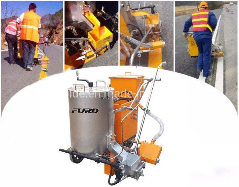 Manual Traffic Thermoplastic Road Line Marking Paint Machine Fhx-36