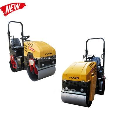 1 Ton Double Steel Wheel Road Roller Compactor for Road Compaction