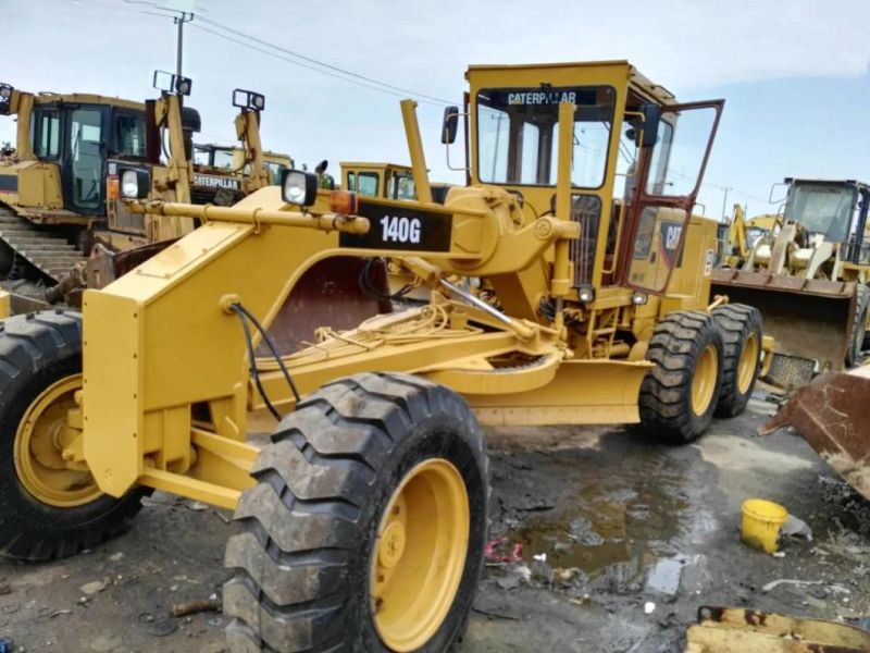 Cheap Price Used Caterpillar 140g Motor Grader, Cat 140h 140g Grader with Ripper for Sale