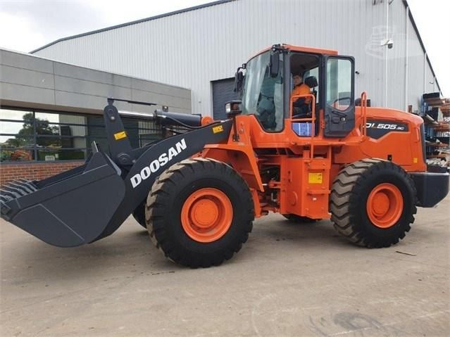 New Doosan Dl505 Wheeled Loader 5 Ton Payloader Front End Loader Construction Equipment for Sale