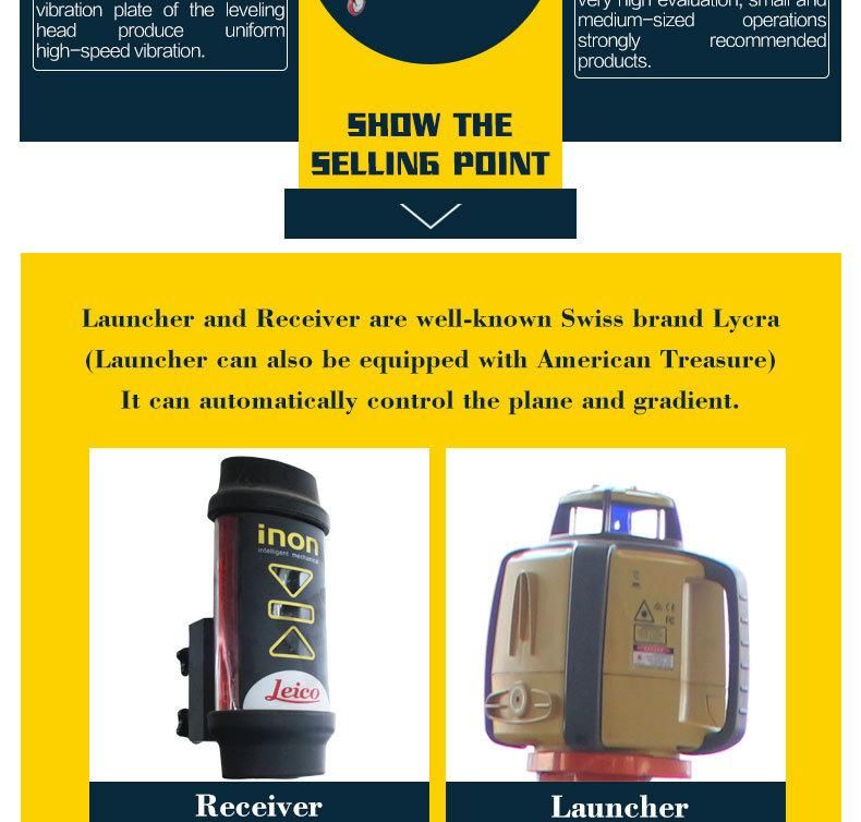 Concrete Laser Screed Machine Road Leveling Machine for Sale