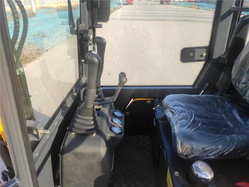 1.2ton Cheap Digger with Cabin and Different Attachment