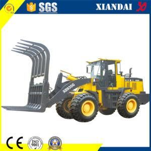 Xd935g 3ton Grass Loader with Suger Cane Clamp Grass Grab