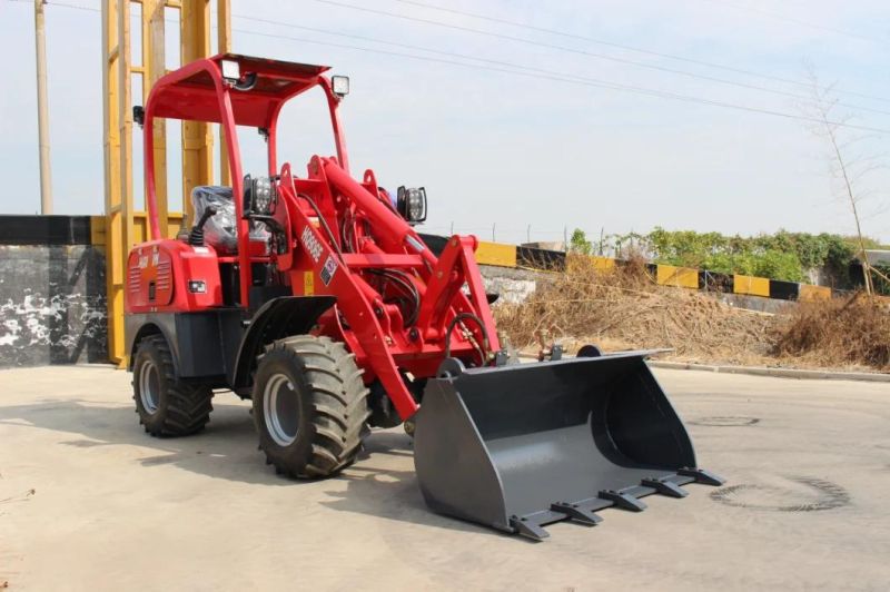 High Quality Small Front End Electric Mini Loader (HQ906E) with USA Control System
