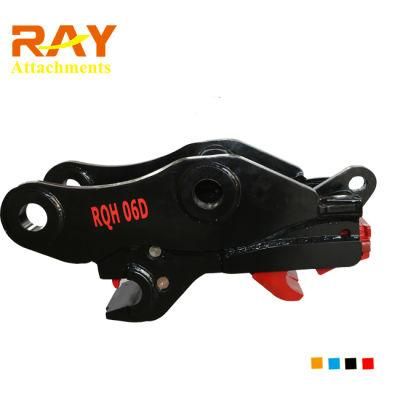Upgrading! Rqh04D Double Lock Quick Hitch Coupler for 6-8t Excavator