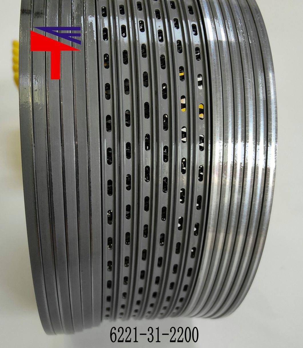 High Quality Diesel Engine Mechanical Parts Piston Ring 6221-31-2200 for Excavator Parts PC300-5 PC300-6 Wheel Loaders Parts Wa380-3 Wa420-3 Engine Parst S6d108