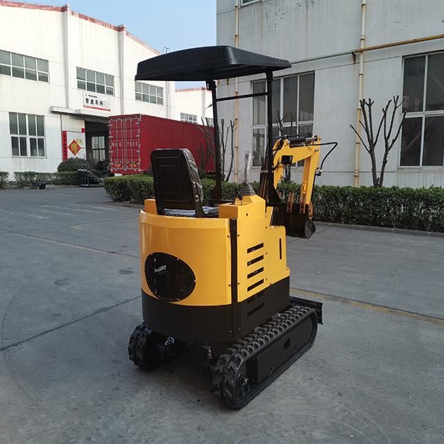 1500kg Vegetables Digger Small Household Excavator Mini Digger with Cab for Sale