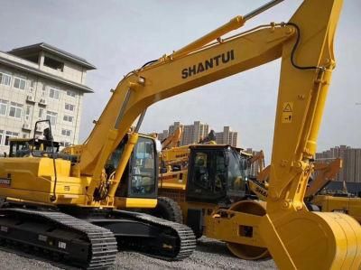 Road Construction 21t 1cbm Shantui Crawler Excavator Se220