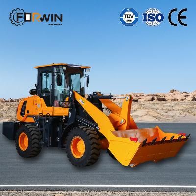 High Quality China Mini Wheel Loader Machinery Fw938A 1.8ton with Auger