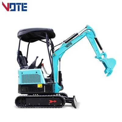 CE EPA Mini Excavator Hydraulic Excavator 0.8 Ton 1 Ton 1.5 Ton 2 Ton Mini Hydraulic Crawler Excavator for Sale