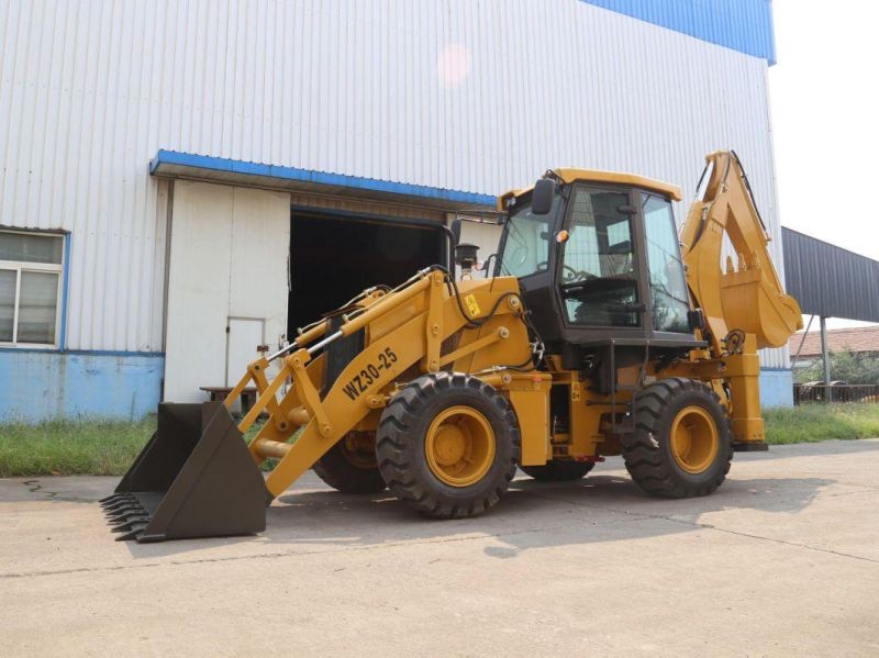 Mini Loaders Wz30-25 Backhoe Loader 7.6ton with CE Certification for Sale Price