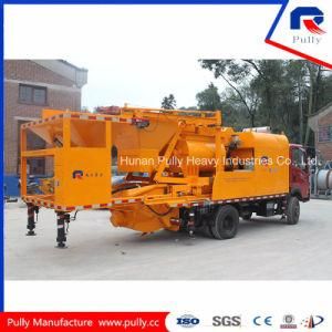 Mobile Concrete Batch Mixer Pump with Hbt40 Concrete Pump for Sale