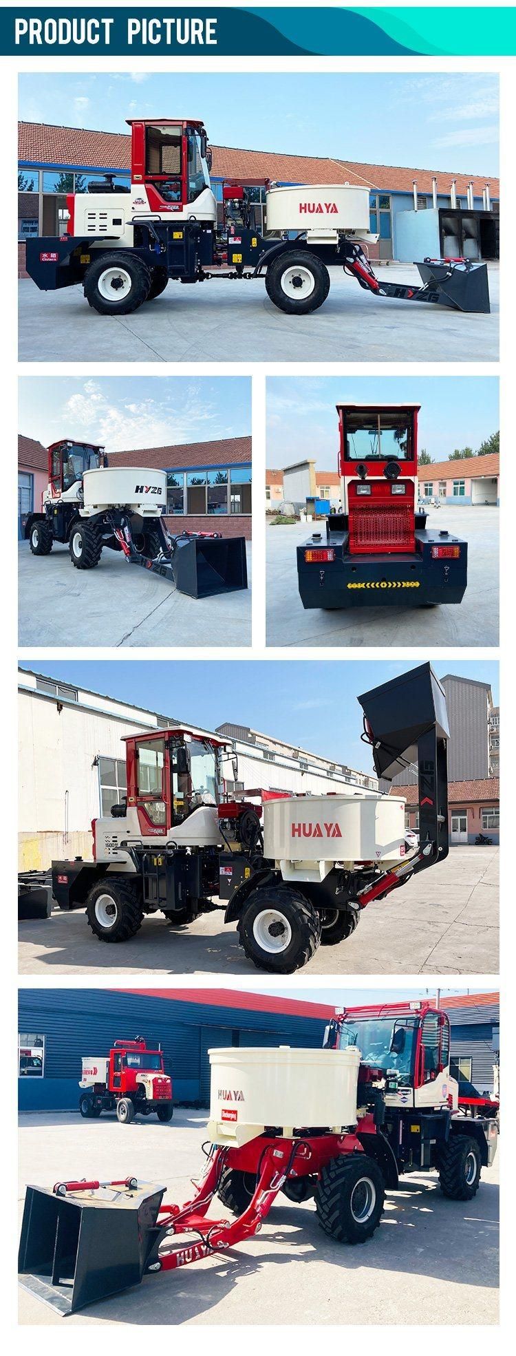 New Mixing Huaya with Pump Automatic Loading Concrete Mixer Truck