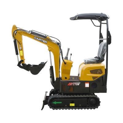CT10 1ton Hydraulic Crawler Micro Mini Digger Bagger Excavators 1000kg Mini Excavator