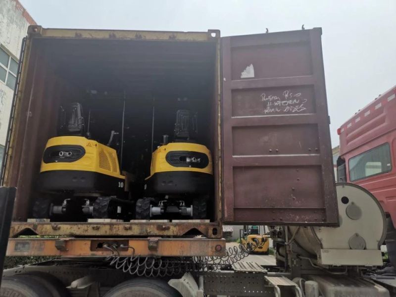 Use in Garden Hydraulic Diesel 1ton Backhoe Crawler Mini Excavator with Cheap Price