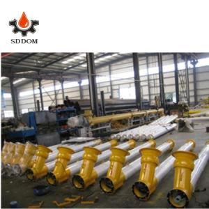 For Cement, Ash, Lime Silo Customized Length Shaft Stainless Screw Conveyor