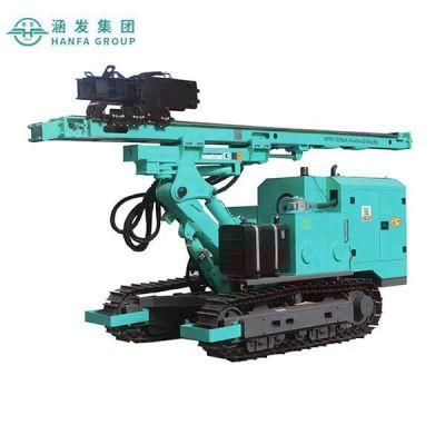 Hfpv-1b Photovoltaic Solar Spiral Guardrail Hammer Pile Driver Drilling Rig