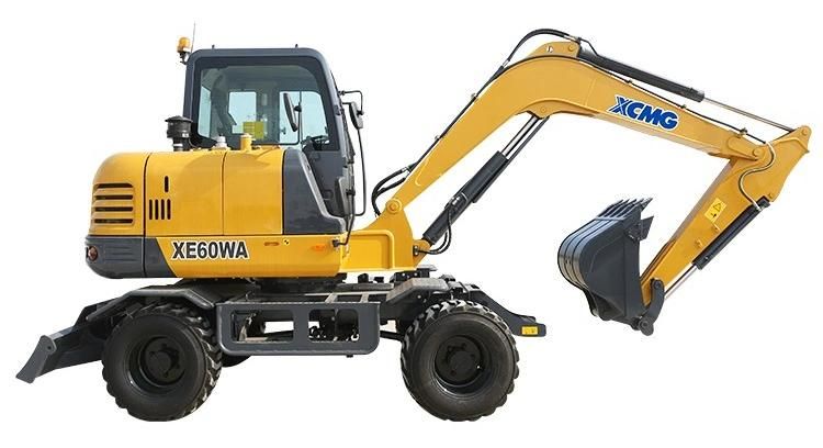 XCMG 6 Ton Small Bucket Wheel Excavator Xe60wb Made in China