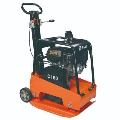 9.0HP Road Construction Two-Way Vibrating Jumping Jack Compactor Used Robin Wacker Reversible Plate Compactor C160