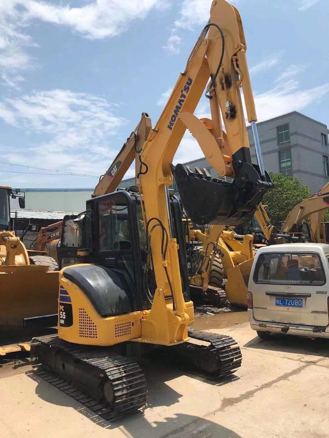 5% off Used / Second Hand Komatsu Excavator PC55 Mini Excavator with Well Maintance, Good Condition, Cheap Price on Sale (more model on sales)