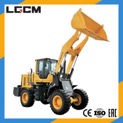 Lgcm 3ton Front Wheel Loader with Eac, Quick Hitch, Fork