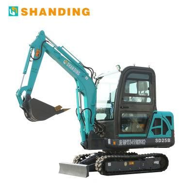 Made in China 2.5ton Cheap Price Samll Excavator Mini Digger