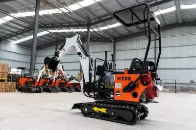 Shandong Excavator Most Popular Ht08 Mini Digger Excavator Good Price Hydraulic Crawler Digger