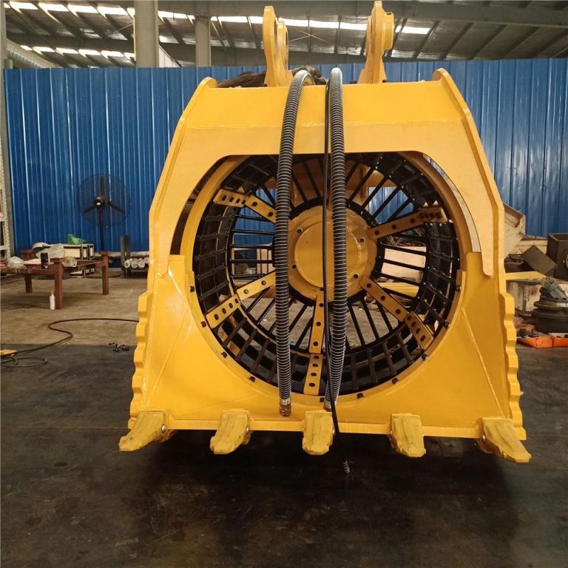 6-10 Tons Excavator Rotating Buckets with Screening Drum