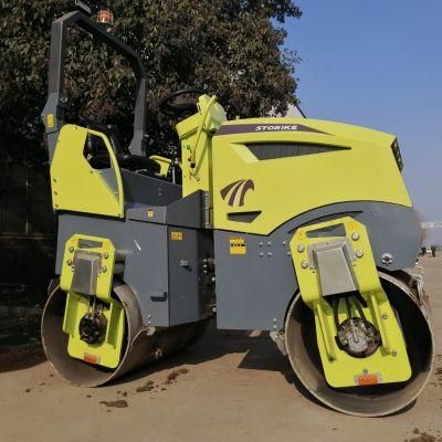 1200mm 4t Double Drum Smooth Wheel Hydraulic Vibratory Road Compactor Roller