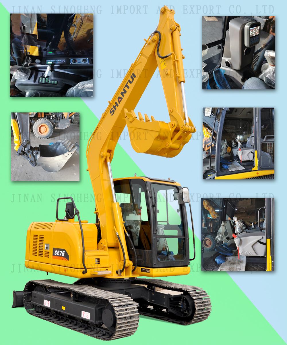 China Excavator Se75 Operating Weight 0.7 Tons Small-Scale