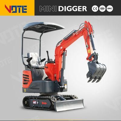 New Design China Portable Mini Digger Hydraulic/1 Ton Mini Excavator Micro Digger 1 Ton Small for Sale