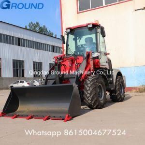 powerful Xinchai engine 1.6ton front end wheel loader with large cabin