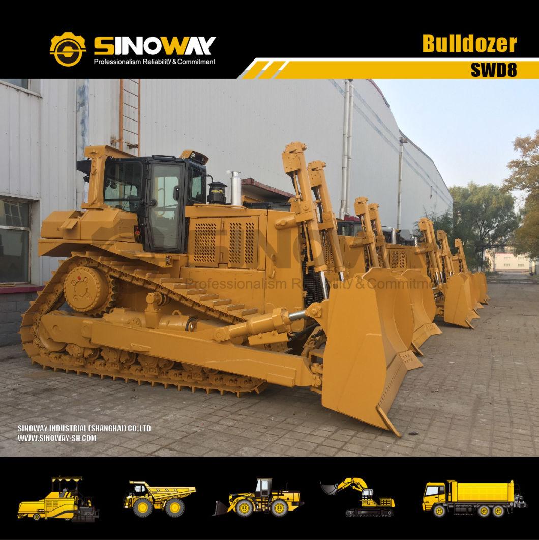 High Performance Bulldozers Swd8 Bulldozer with U Blade Factory Price