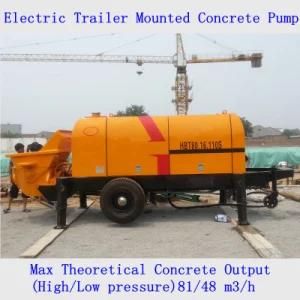 Electric Trailer Mounted Concrete Pump