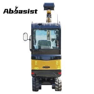 Abbasist brand digger 1800kg machine mini digger excavator 1.8ton with cabin