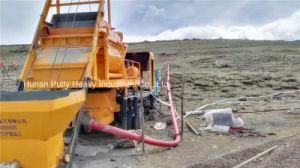 High Efficiency Truck Mounted Concrete Mixer Pump for Sale