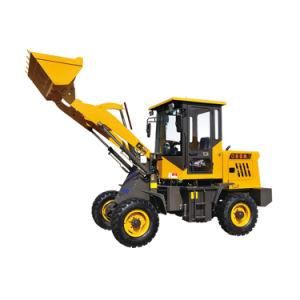 Engineering Small Construction Machinery 1tons Wheel Loader with Quick Attach Pallet Fork