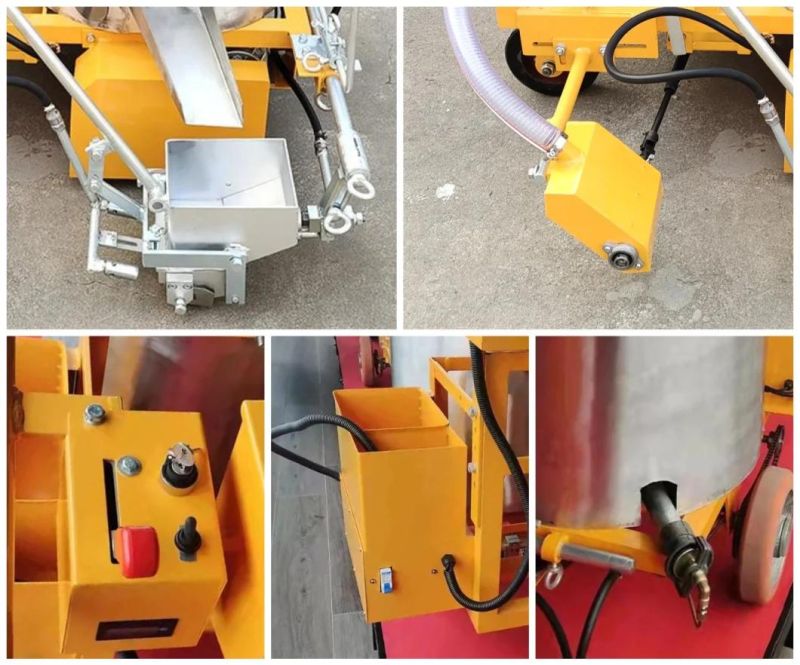 Electric Self-Propelled Thermoplastic Road Marking Machine with 100L Paint Tank