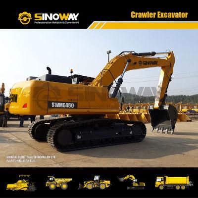 China Top Brand Sinoway Tracked Excavator 46ton Hydraulic Excavator Price